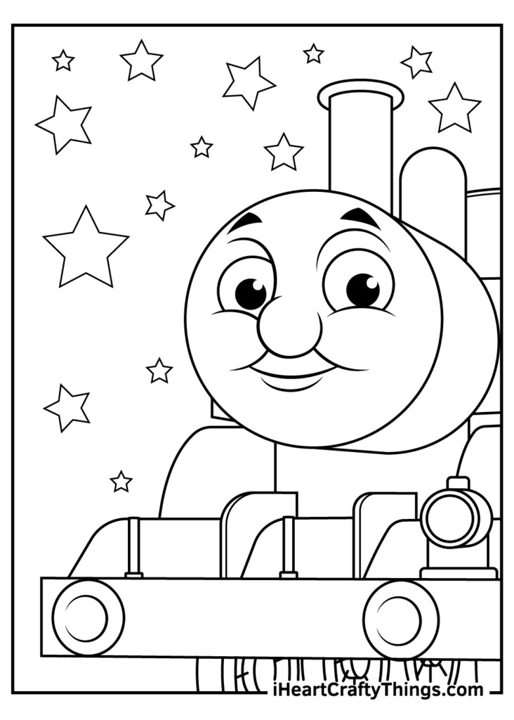 Thomas The Tank Engine Coloring Pages Free Printable Printable Blog