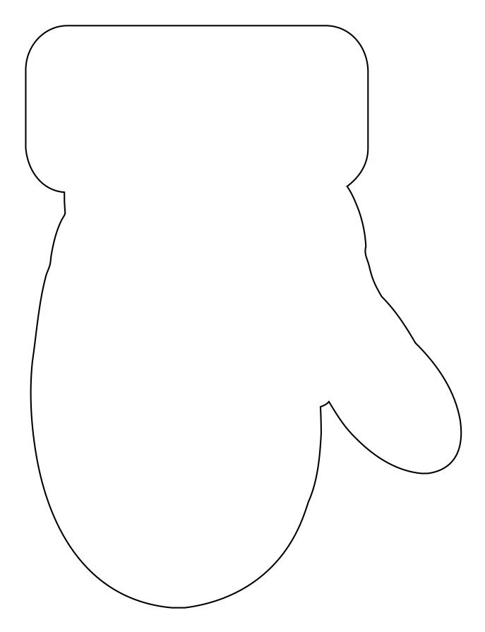 Tip Template Tuesday Winter Mitten Mittens Template Christmas 