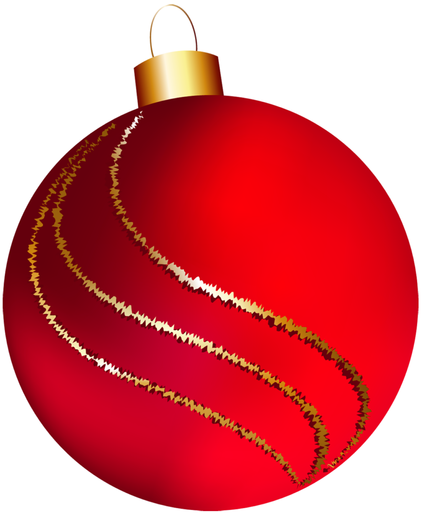 Transparent Christmas Large Red Ornament Clipart ClipArt Best 