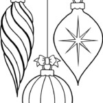 Triple Hanging Christmas Ornaments 500L Christmas Drawing