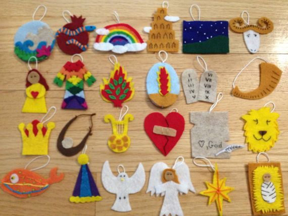 Tutorial For 24 Jesse Tree Ornaments Insipred By The Jesus Etsy 