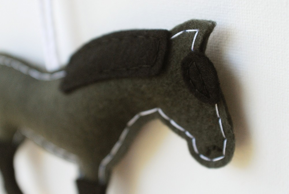 Wool Felt Horse Ornament Sasha Flickr